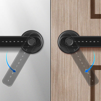 🔥Sale 50% Off🔥 Fingerprint Smart Door Lock Handle with Bluetooth APP control📱🔒