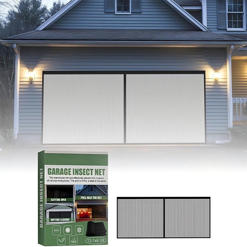 🦟Magnetic Garage Door Screen Kit – Block Bugs & Let Fresh Air Flow 🚪✨