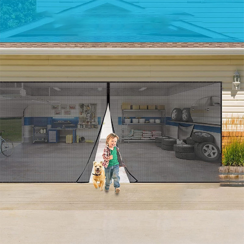 🦟Magnetic Garage Door Screen Kit – Block Bugs & Let Fresh Air Flow 🚪✨