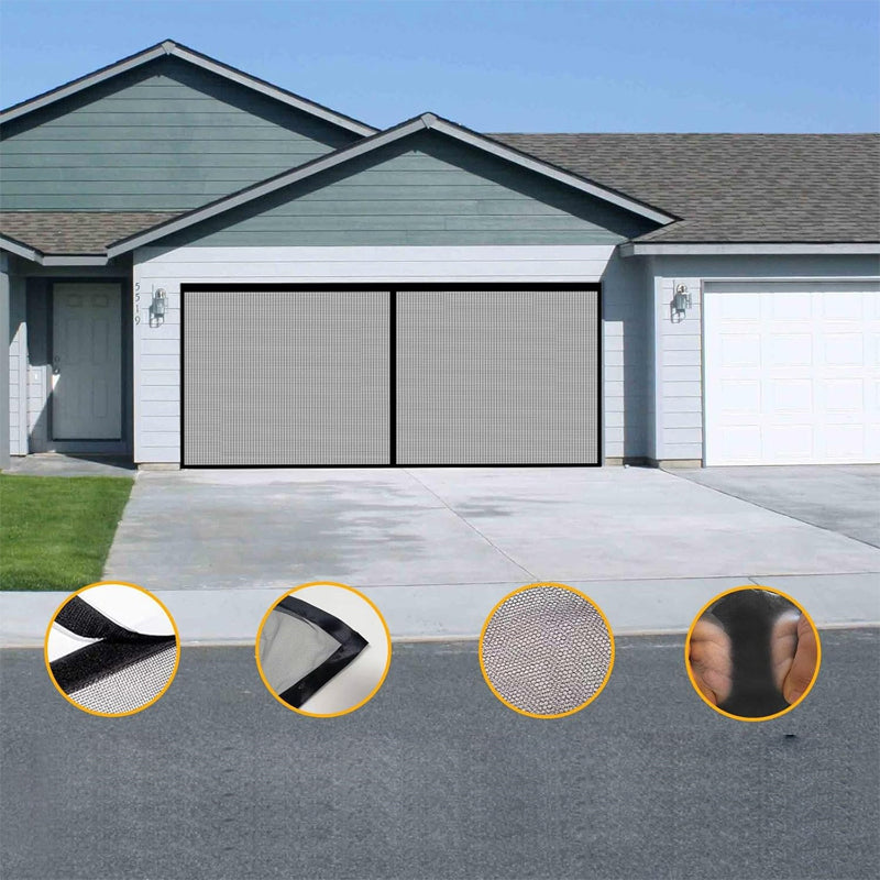 🦟Magnetic Garage Door Screen Kit – Block Bugs & Let Fresh Air Flow 🚪✨