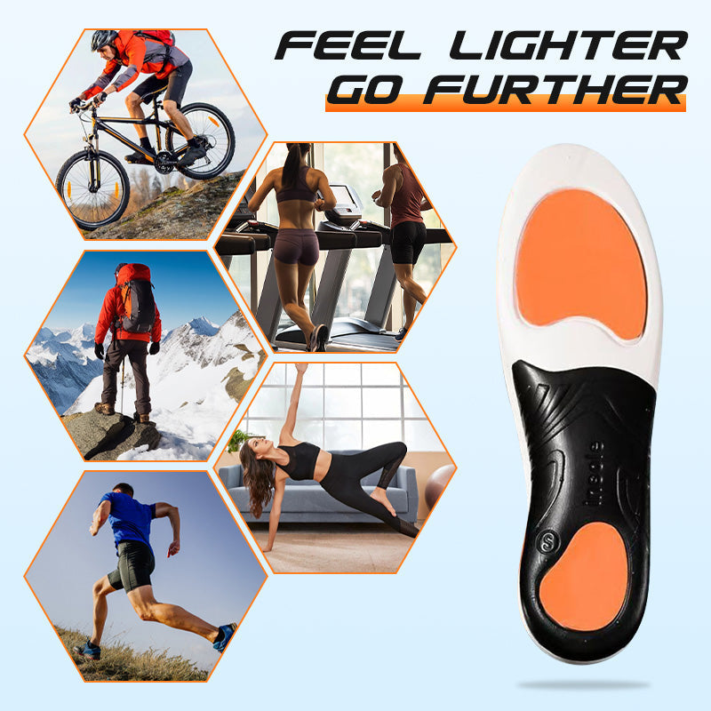 👟 Sports Shock-Absorbing Insoles with Arch Support – All-Day Comfort & Impact Protection 🏃‍♂️⚡