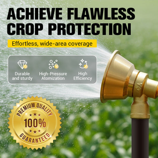 🔥Adjustable Brass Farm Sprayer Nozzle – Fine Even Mist Saves Pesticides & Water
