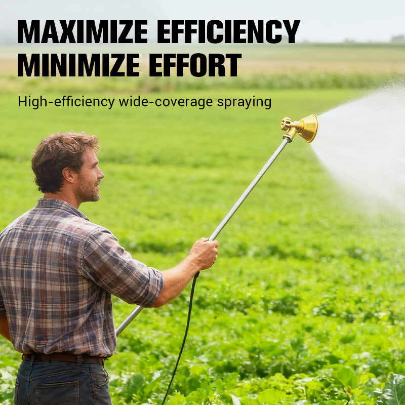 🔥Adjustable Brass Farm Sprayer Nozzle – Fine Even Mist Saves Pesticides & Water