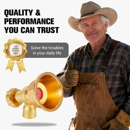 🔥Adjustable Brass Farm Sprayer Nozzle – Fine Even Mist Saves Pesticides & Water