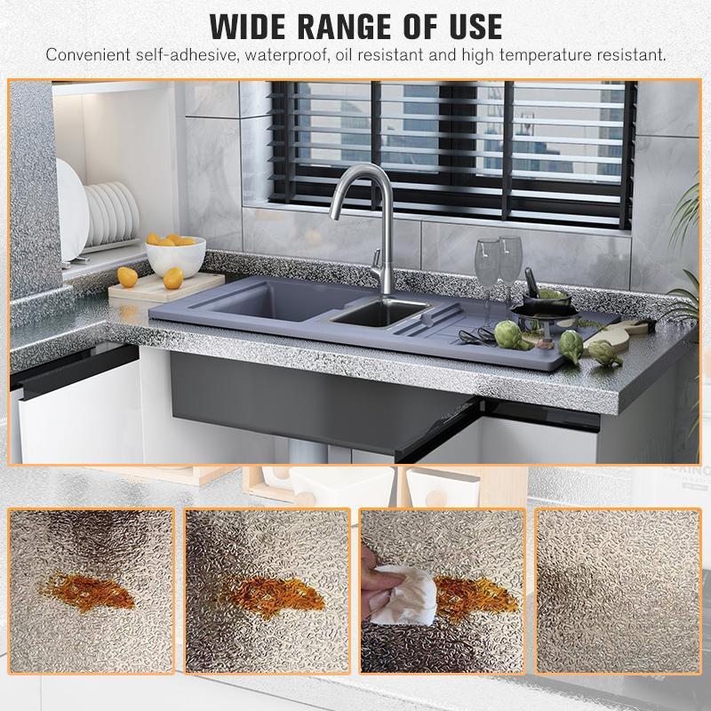 ⏰Kitchen Peel and Stick Wallpaper Backsplash Waterproof Kitchen Stickers