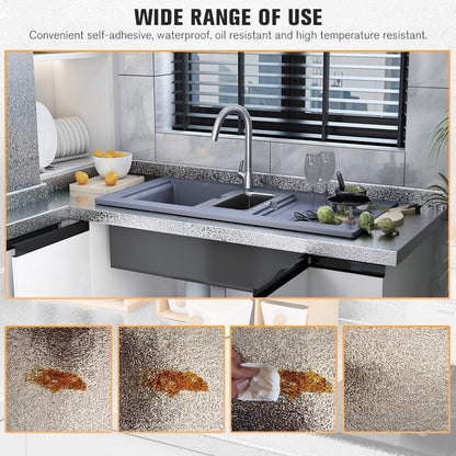 ⏰Kitchen Peel and Stick Wallpaper Backsplash Waterproof Kitchen Stickers