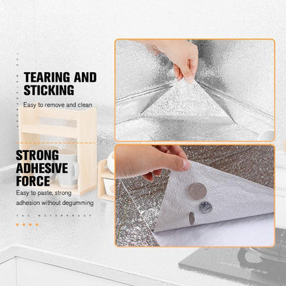 ⏰Kitchen Peel and Stick Wallpaper Backsplash Waterproof Kitchen Stickers