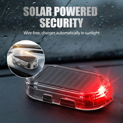 🥳2026 HOT SALE🚗🌞 Solar Car Anti-Theft Light – solar + USB charged, auto-flashes at night. Realistic LED mimics active alarm – deters thieves without wiring. Heat-resistant, stick & go! 🛡️💡