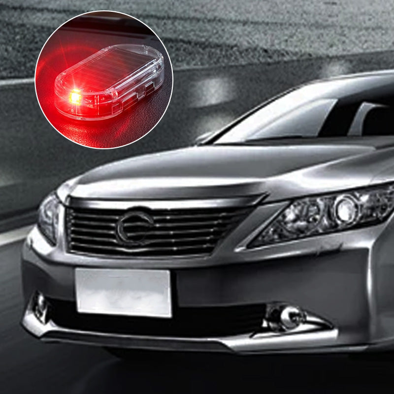 🥳2026 HOT SALE🚗🌞 Solar Car Anti-Theft Light – solar + USB charged, auto-flashes at night. Realistic LED mimics active alarm – deters thieves without wiring. Heat-resistant, stick & go! 🛡️💡