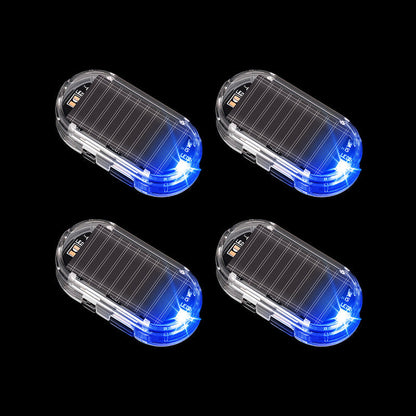 🥳2026 HOT SALE🚗🌞 Solar Car Anti-Theft Light – solar + USB charged, auto-flashes at night. Realistic LED mimics active alarm – deters thieves without wiring. Heat-resistant, stick & go! 🛡️💡