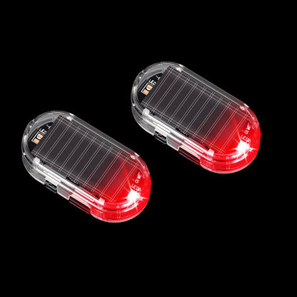 🥳2026 HOT SALE🚗🌞 Solar Car Anti-Theft Light – solar + USB charged, auto-flashes at night. Realistic LED mimics active alarm – deters thieves without wiring. Heat-resistant, stick & go! 🛡️💡