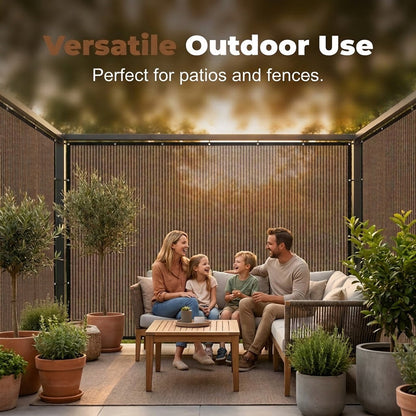 ☀UV rays burn plants & overheat parked cars? HDPE shade net with metal grommets blocks sun, repels bugs and resists light rain!