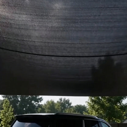 ☀UV rays burn plants & overheat parked cars? HDPE shade net with metal grommets blocks sun, repels bugs and resists light rain!