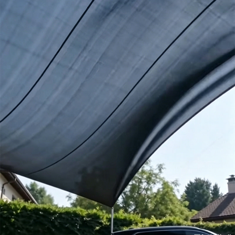 ☀UV rays burn plants & overheat parked cars? HDPE shade net with metal grommets blocks sun, repels bugs and resists light rain!