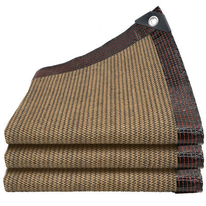 ☀UV rays burn plants & overheat parked cars? HDPE shade net with metal grommets blocks sun, repels bugs and resists light rain!