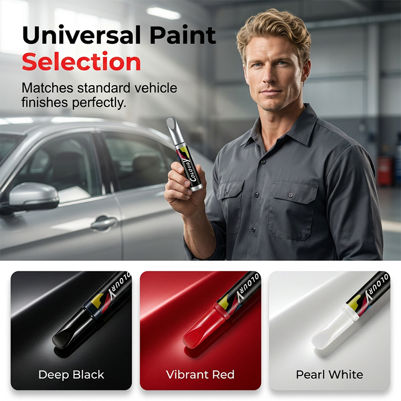 🎁4 Colors Car Touch Up Paint Pen Kit | Waterproof Anti-Aging Scratch Repair
