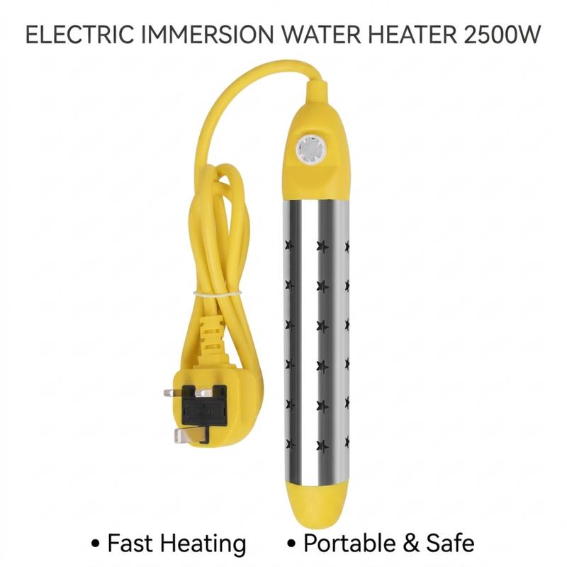 🛁 50% OFF NOW! ⏰ Safe Anti-Scald Immersion Heater for Travel