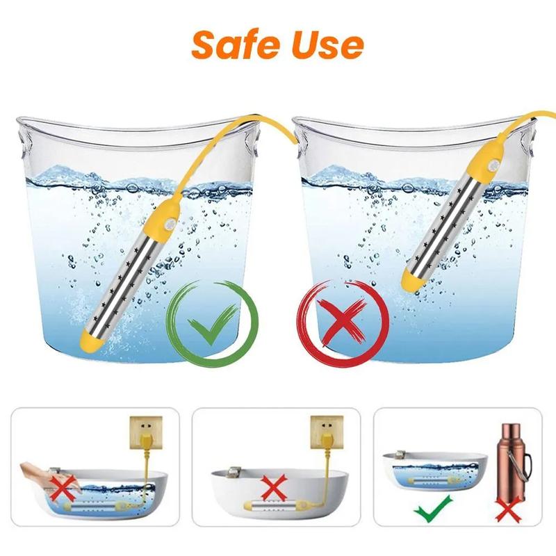 🛁 50% OFF NOW! ⏰ Safe Anti-Scald Immersion Heater for Travel