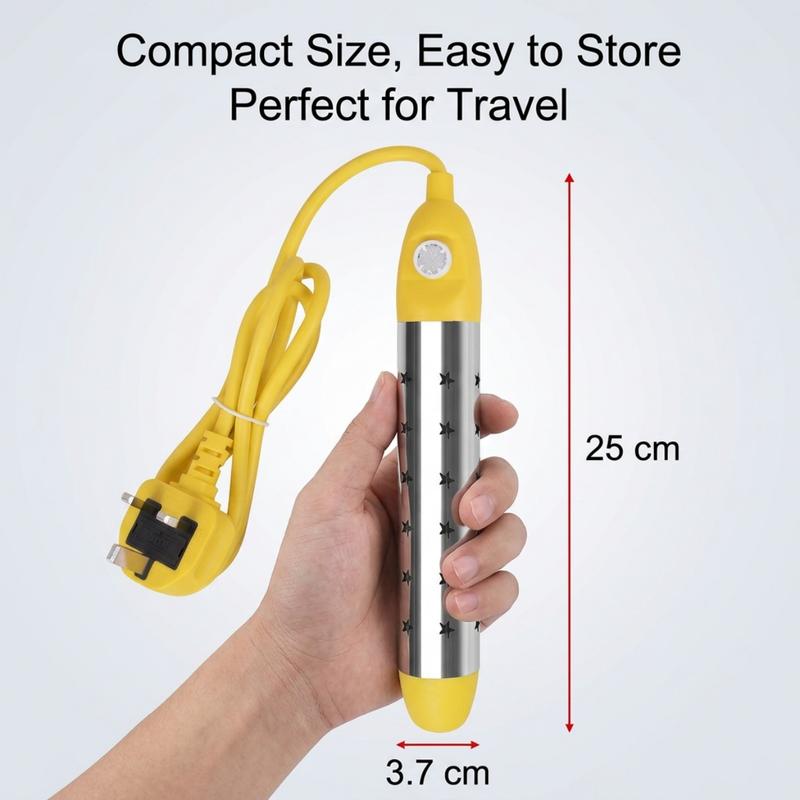 🛁 50% OFF NOW! ⏰ Safe Anti-Scald Immersion Heater for Travel