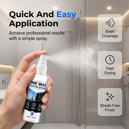 ⏰Limited-time 50% off ✨One-Way Mirror Effect Glass Coating Spray