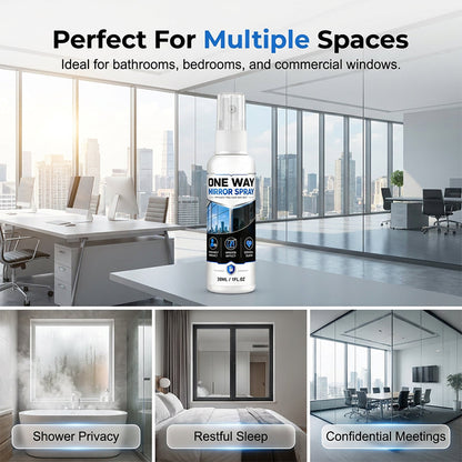 ⏰Limited-time 50% off ✨One-Way Mirror Effect Glass Coating Spray