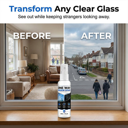 ⏰Limited-time 50% off ✨One-Way Mirror Effect Glass Coating Spray
