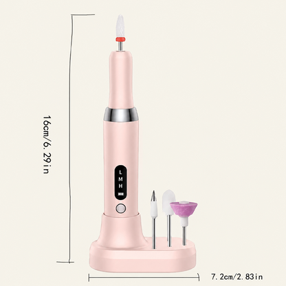 🔥Limit Time 50% OFF🔥Cordless Electric Nail Drill Machine with Charging Base