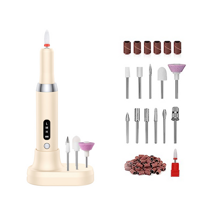 🔥Limit Time 50% OFF🔥Cordless Electric Nail Drill Machine with Charging Base