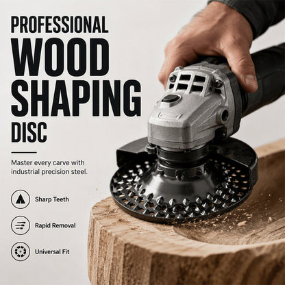 🔥  LAST DAY SALE! 🔥High-Strength Wood Shaping Disc for Angle Grinder