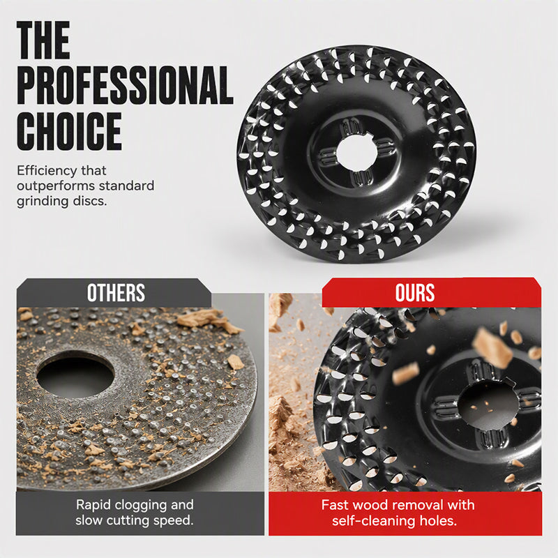 🔥  LAST DAY SALE! 🔥High-Strength Wood Shaping Disc for Angle Grinder
