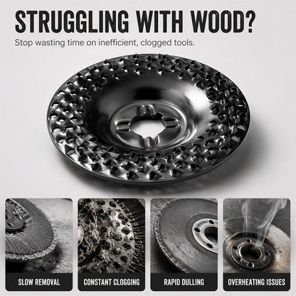 🔥  LAST DAY SALE! 🔥High-Strength Wood Shaping Disc for Angle Grinder