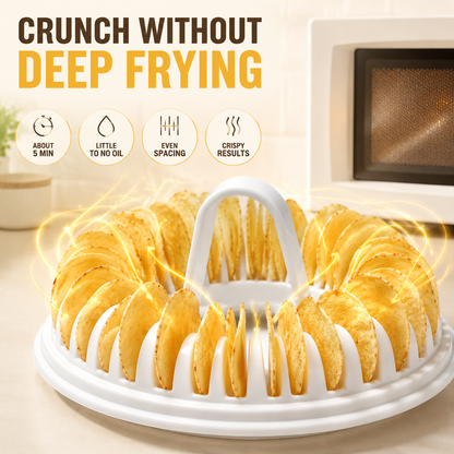 Microwave Potato Chip Maker with Slicer Bowl Set