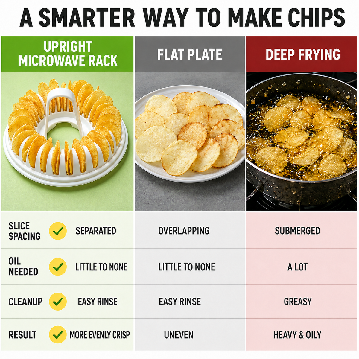Microwave Potato Chip Maker with Slicer Bowl Set