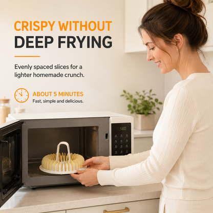 Microwave Potato Chip Maker with Slicer Bowl Set