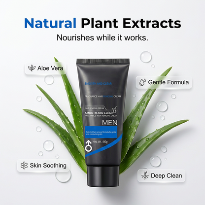 🔥Men Hair Removal Cream｜Smooth Skin, No Dark Spots