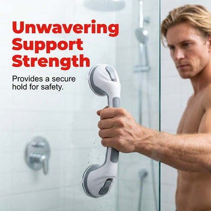 📢📢50% OFF NOW!! ⏰No-drill Suction Safety Grab Bar – Stable Support Handle for Bathroom, Shower & Toilet