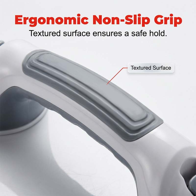 📢📢50% OFF NOW!! ⏰No-drill Suction Safety Grab Bar – Stable Support Handle for Bathroom, Shower & Toilet