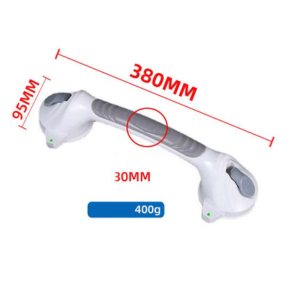 📢📢50% OFF NOW!! ⏰No-drill Suction Safety Grab Bar – Stable Support Handle for Bathroom, Shower & Toilet