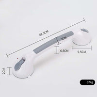 42.5cm Suction Cup Grab Bar (White)