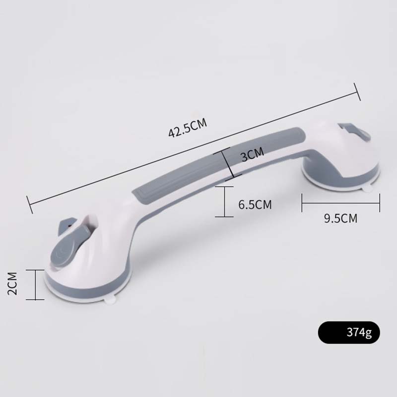 📢📢50% OFF NOW!! ⏰No-drill Suction Safety Grab Bar – Stable Support Handle for Bathroom, Shower & Toilet