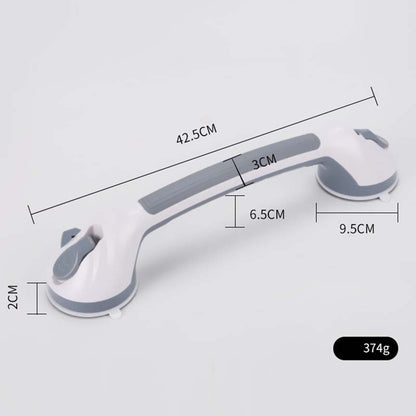 📢📢50% OFF NOW!! ⏰No-drill Suction Safety Grab Bar – Stable Support Handle for Bathroom, Shower & Toilet