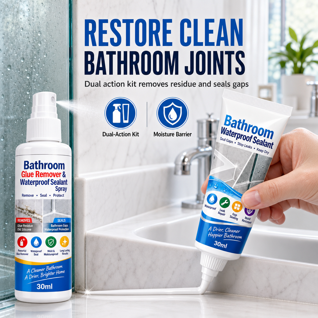 🔥Buy 1 Get 1 Free🔥Bathroom Glue Remover and Waterproof Sealant Set