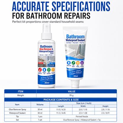 🔥Buy 1 Get 1 Free🔥Bathroom Glue Remover and Waterproof Sealant Set