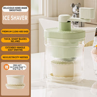 Includes one freezer bowl and two plates