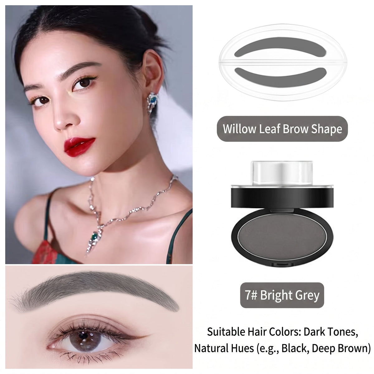 🔥Limited-time 50% off - Stamp Eyebrow Powder