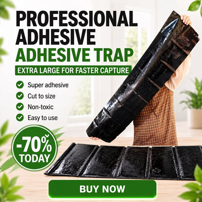🐭Professional sticky mouse trap – Extra large size for faster capture speed