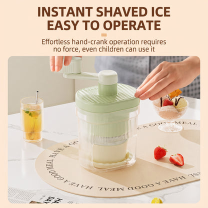 ❄️No Power Hand Crank Ice Shaver